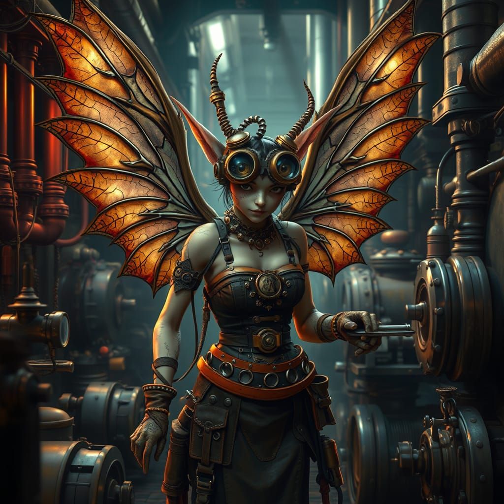Steampunk Farie   by @JokeStirrer