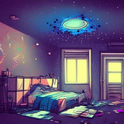 ArtStation - Anime Bedroom