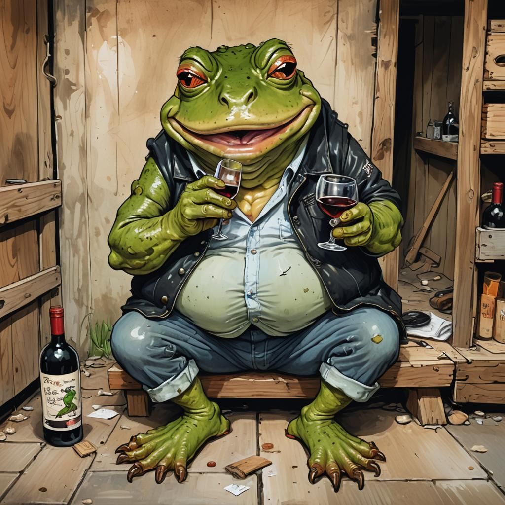 Old frog