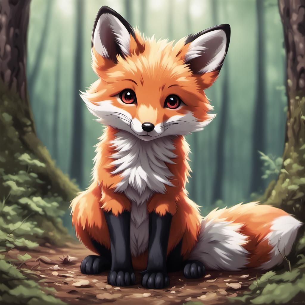 Shy Fox Cub