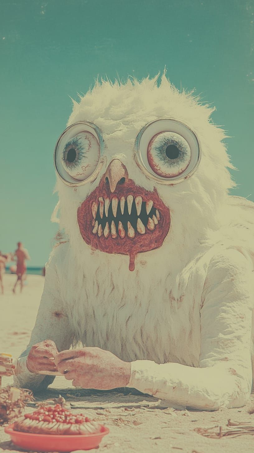 They weren't supposed to feed the gulls