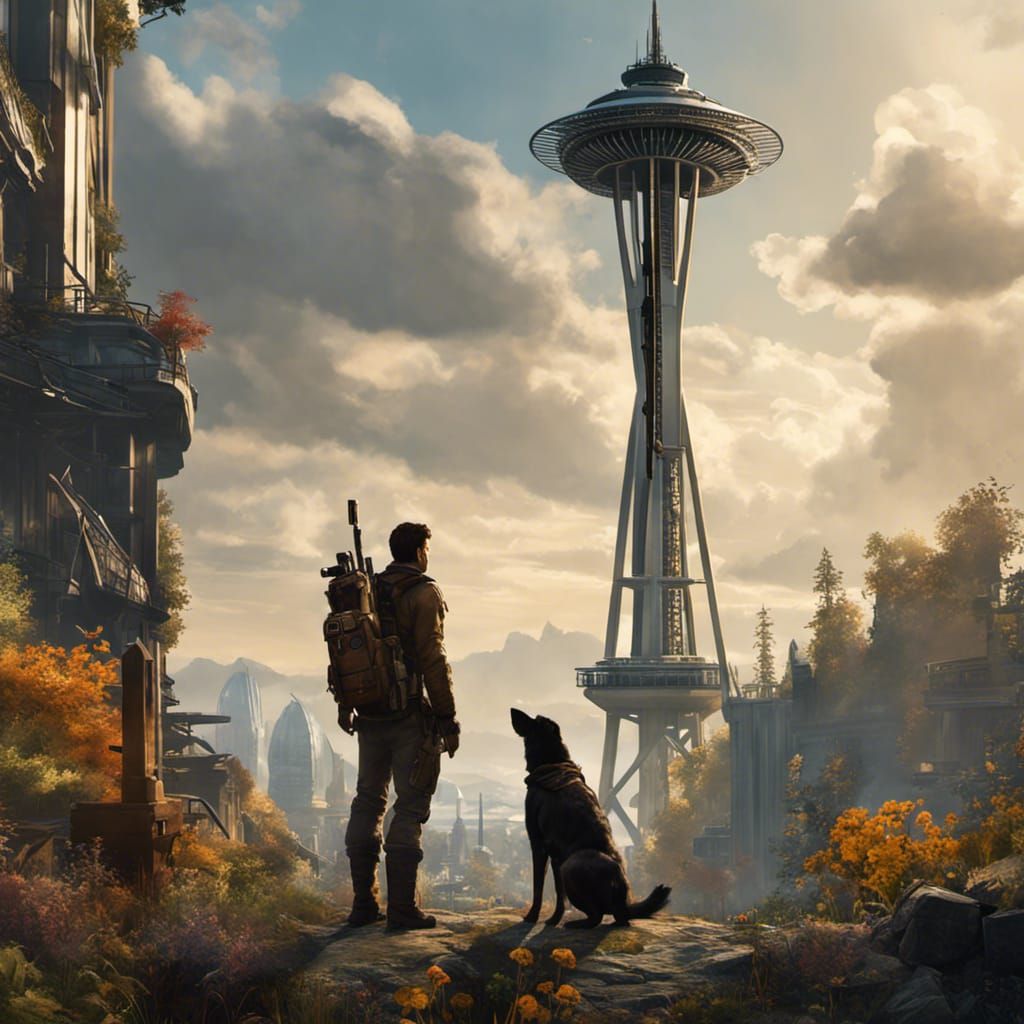Seattle circa 2287  by @denbox1