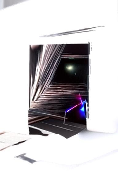 Dark Laser Glitch Galaxy volumetric lighting Unreal Engine