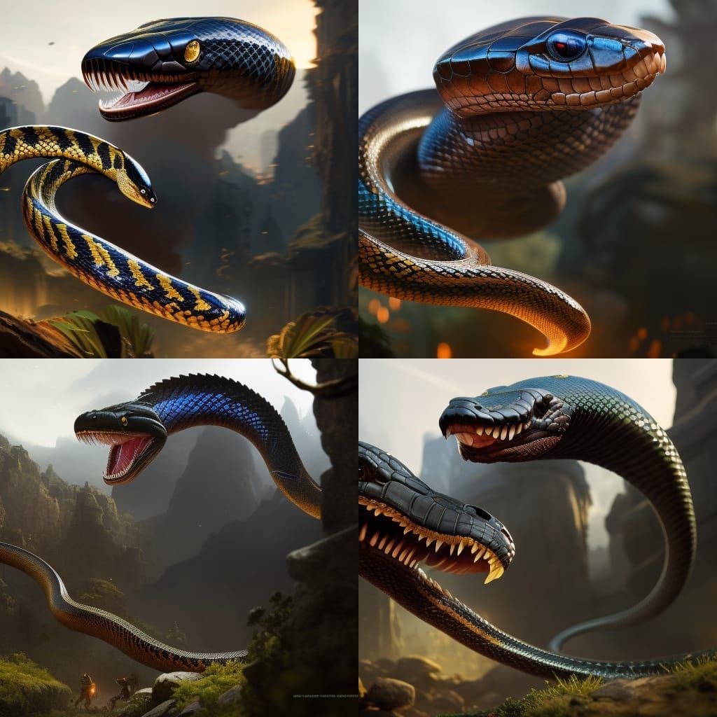 Cobra Snake - AI Generated Artwork - NightCafe Creator