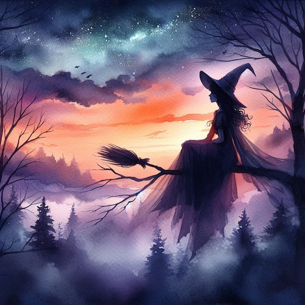 Another witchy watercolor