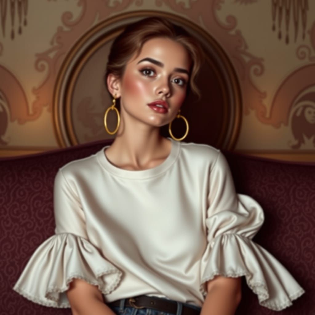 Abstract Colorful Emoji Landscape