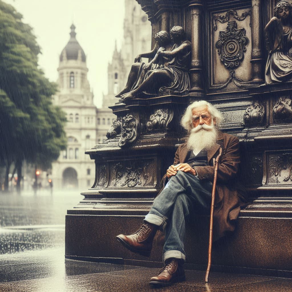 Chilling in the rain...