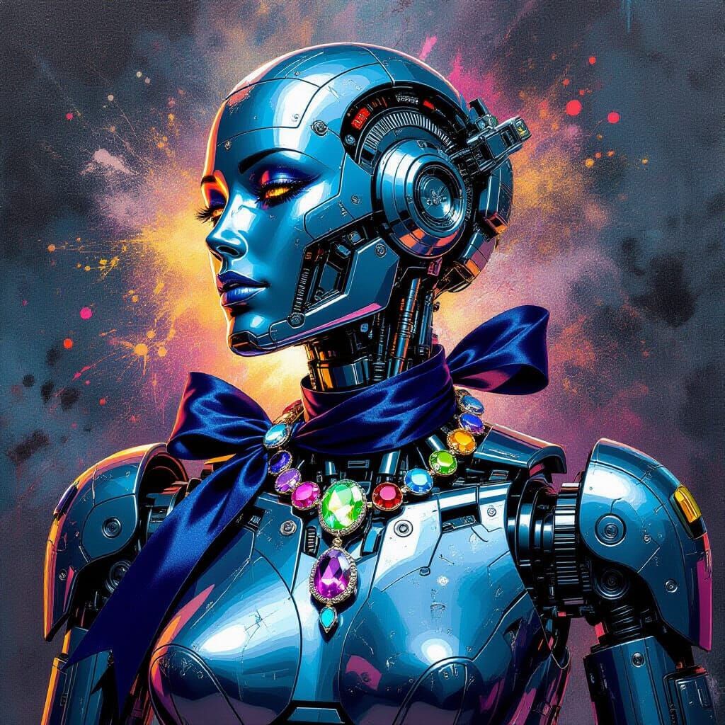 Robots have style to - 0 likes  by @KIMDING91