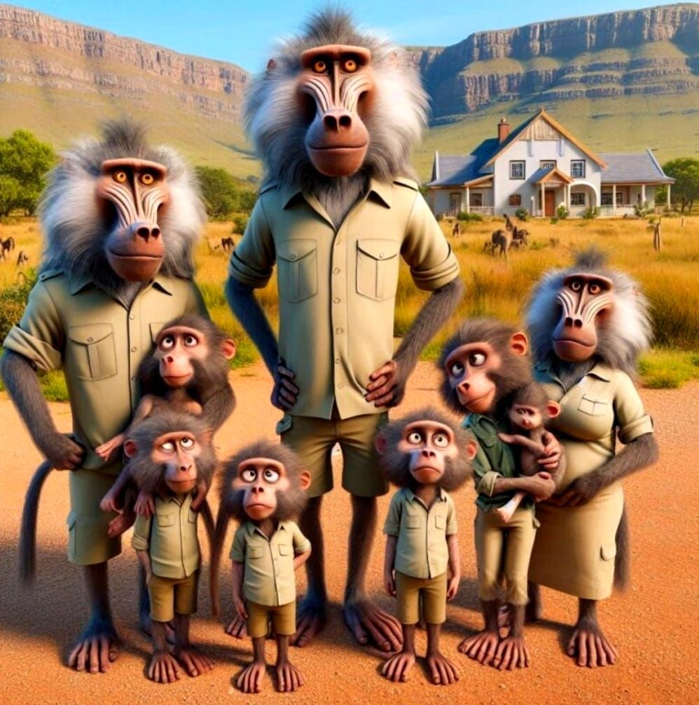 Bobbejane van Magaliesberg - Familiefoto 2