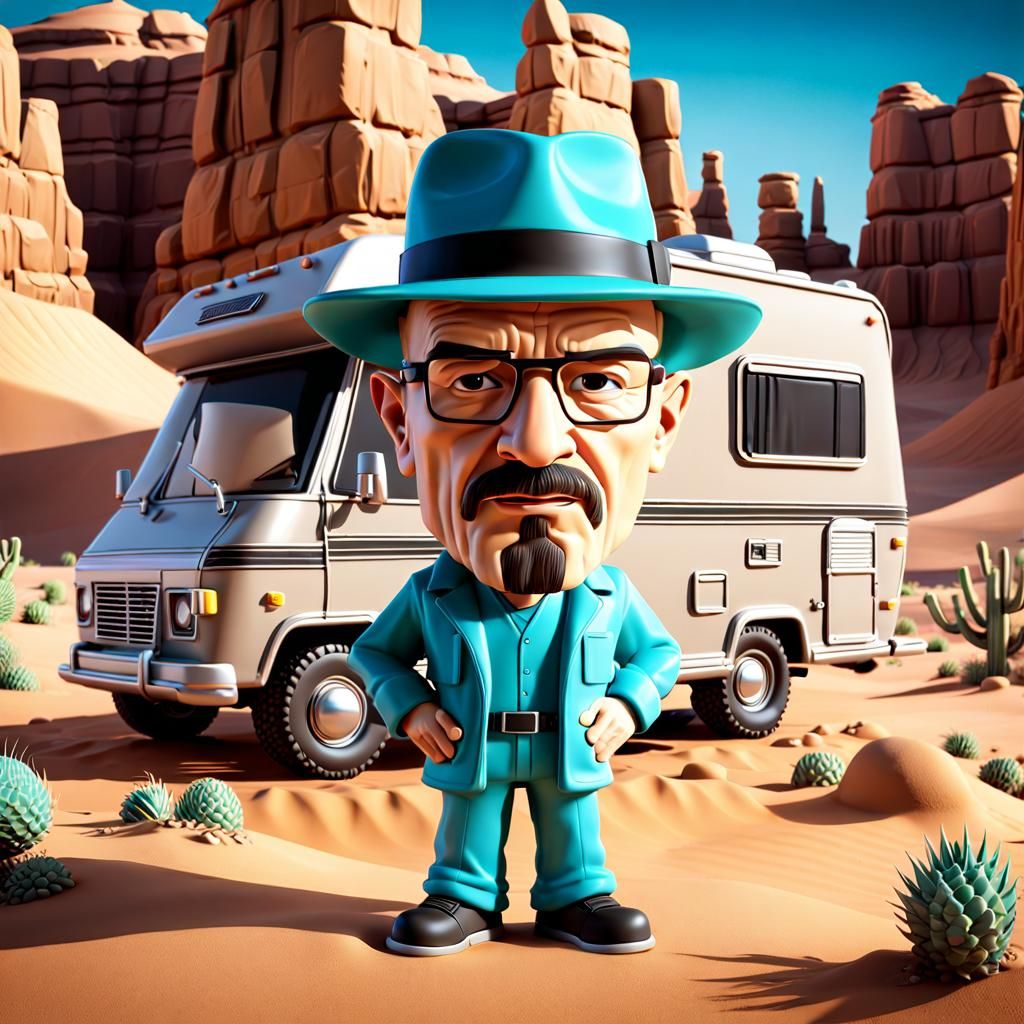 Heisenberg bobble head  by @DannySinns