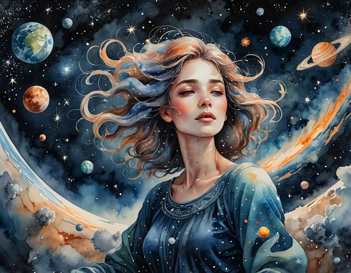 Thoughts adrift in the celestial abyss  by @YYZ-5050