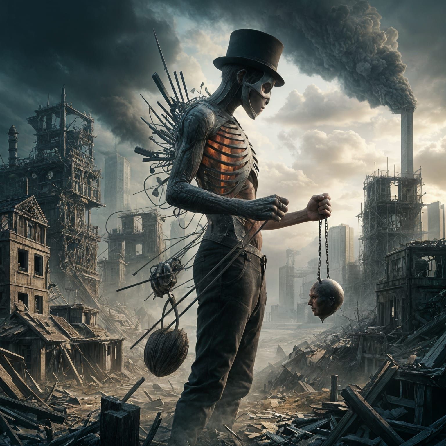 Post-apocalyptic Baron Samedi