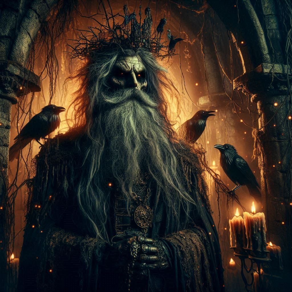 Mysterious decaying Castle