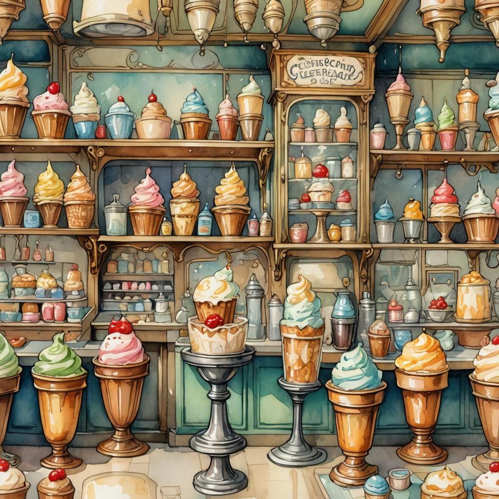 The icecream shop