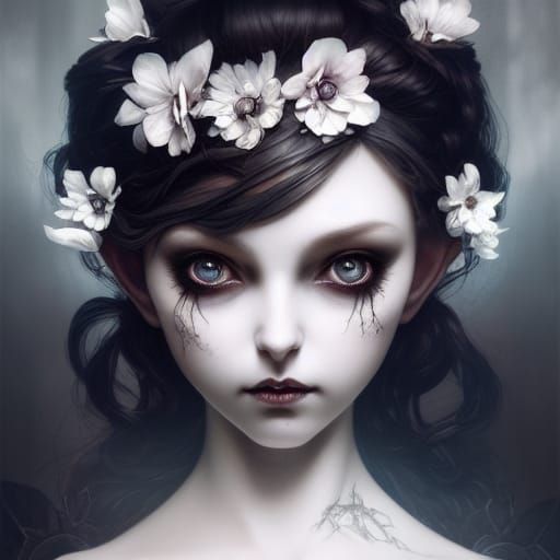 Polly, dark elf bride