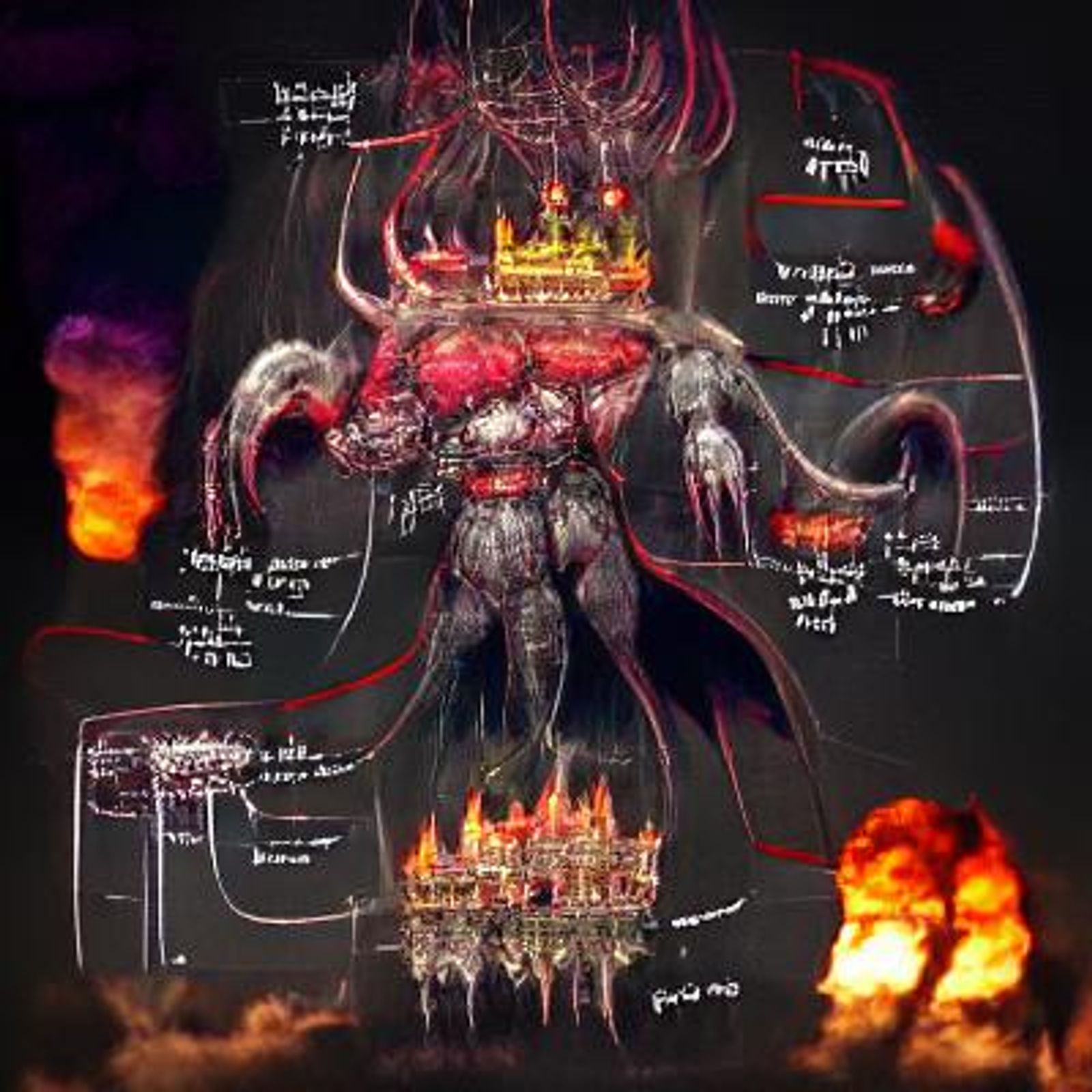 demon god concept art