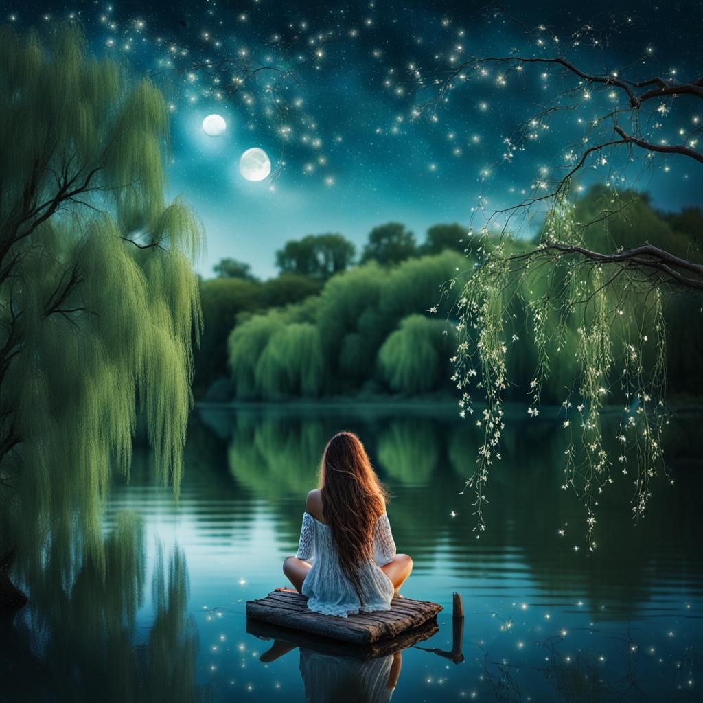 create-a-high-quality-photo-of-a-lake-with-clear-water-and-willows
