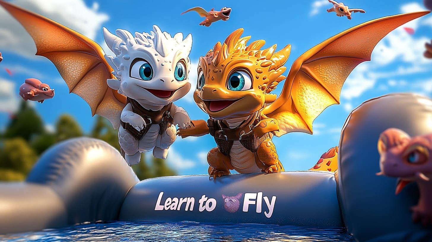 Dragon Carnival - Learn to Fly Bouncy House