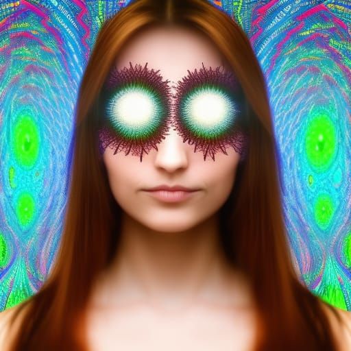weird eyes girl