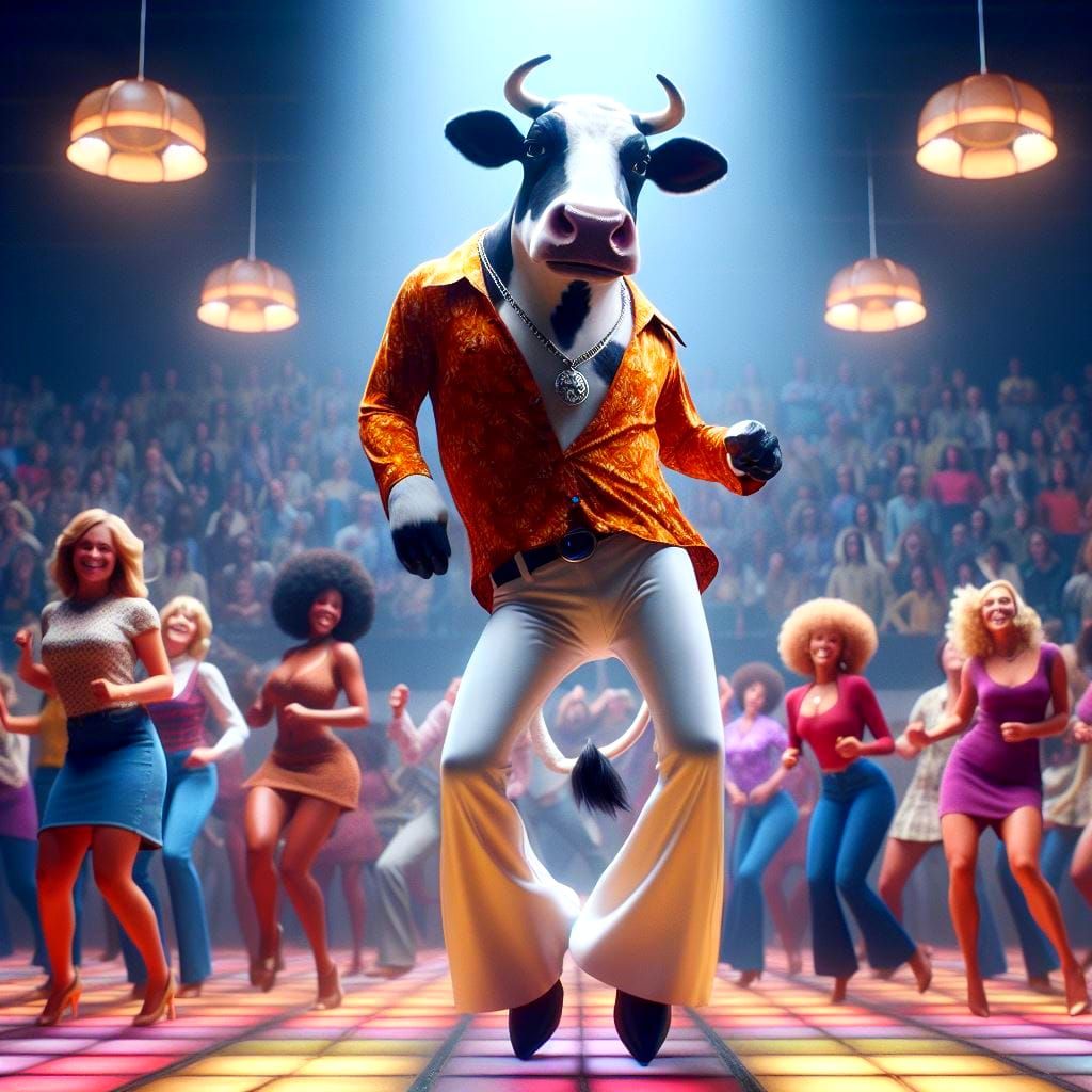 Moo-ving and grooving!