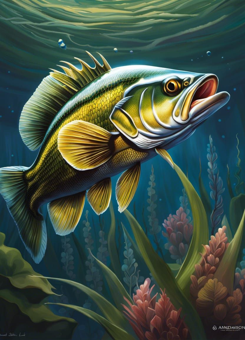 Bass Fish - AI Generated Artwork - NightCafe Creator