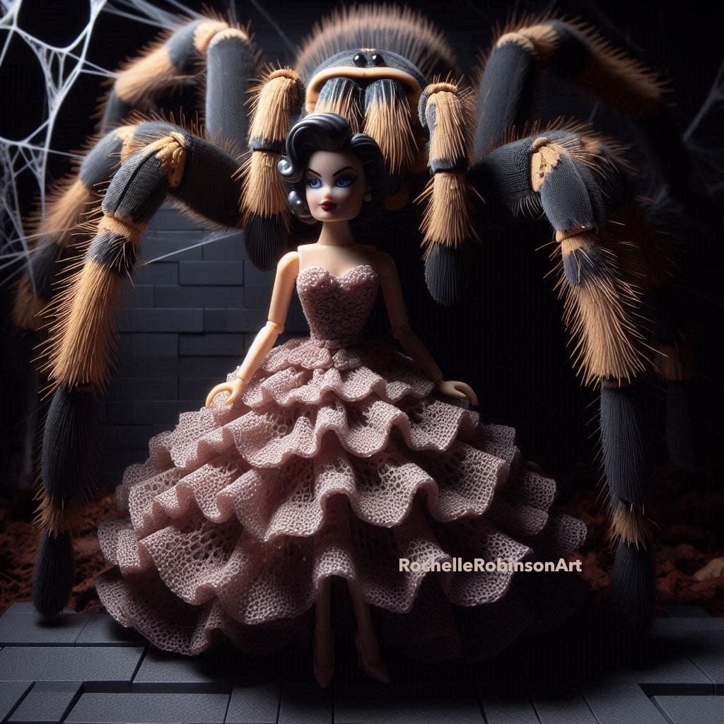 A Woman and a Tarantula