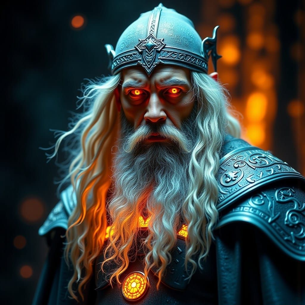  <lora:Glowing Hieroglyphs:1.0> Gandalf from Lord of the Rings