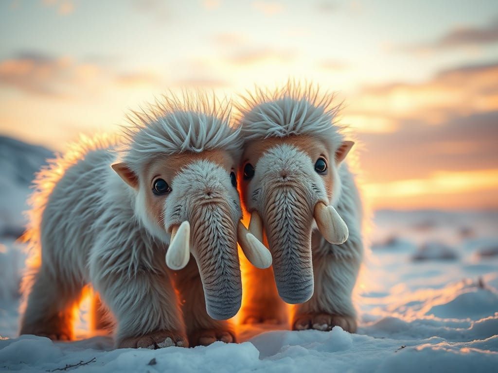 Baby mammoths - Baby mammoths