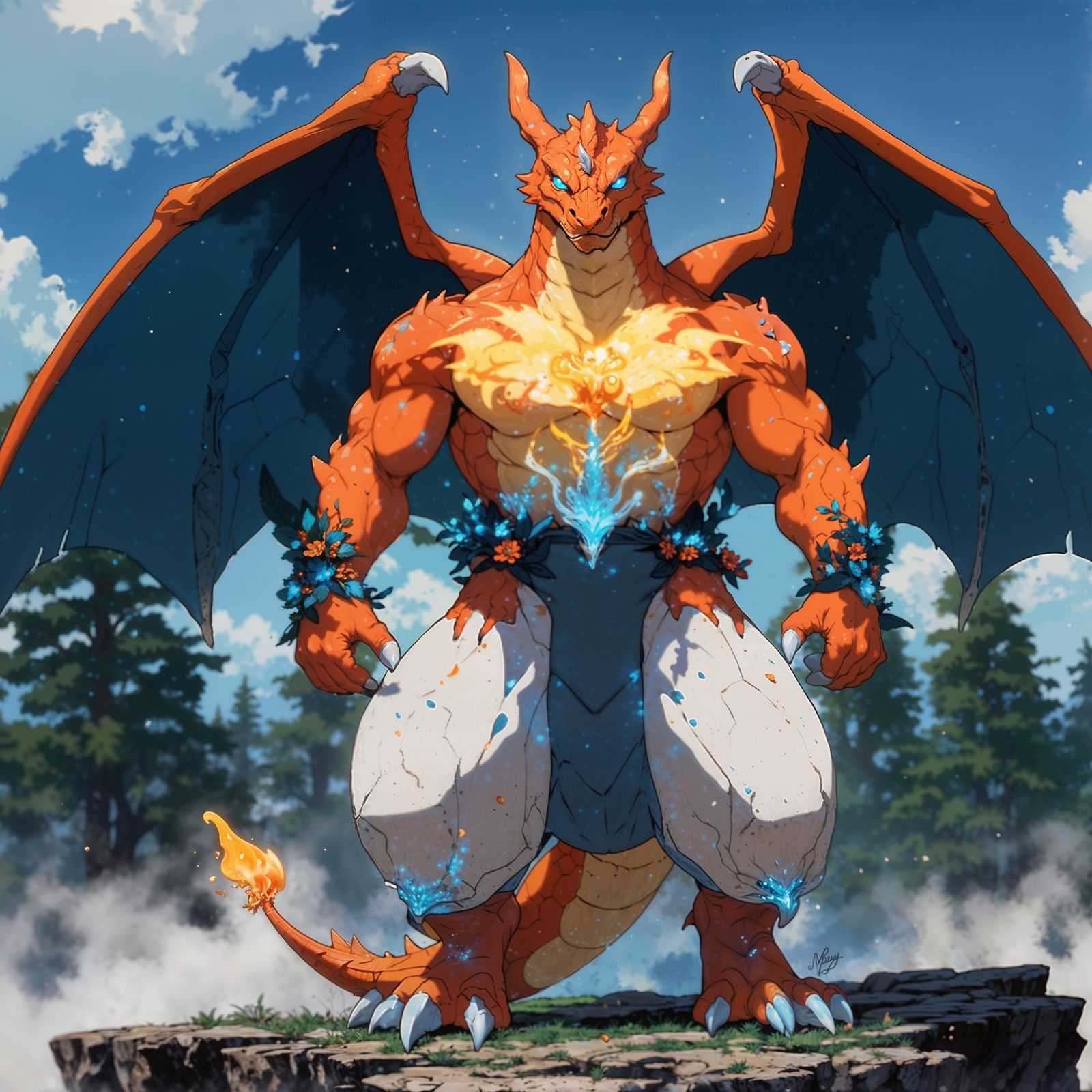 Charizard Martial Arts form