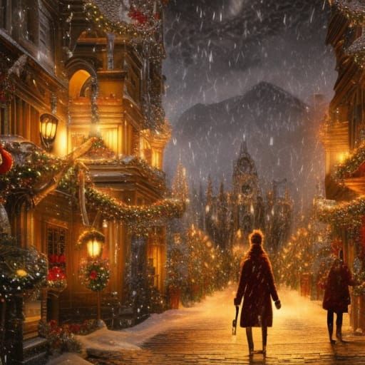 Sleepy town Christmas