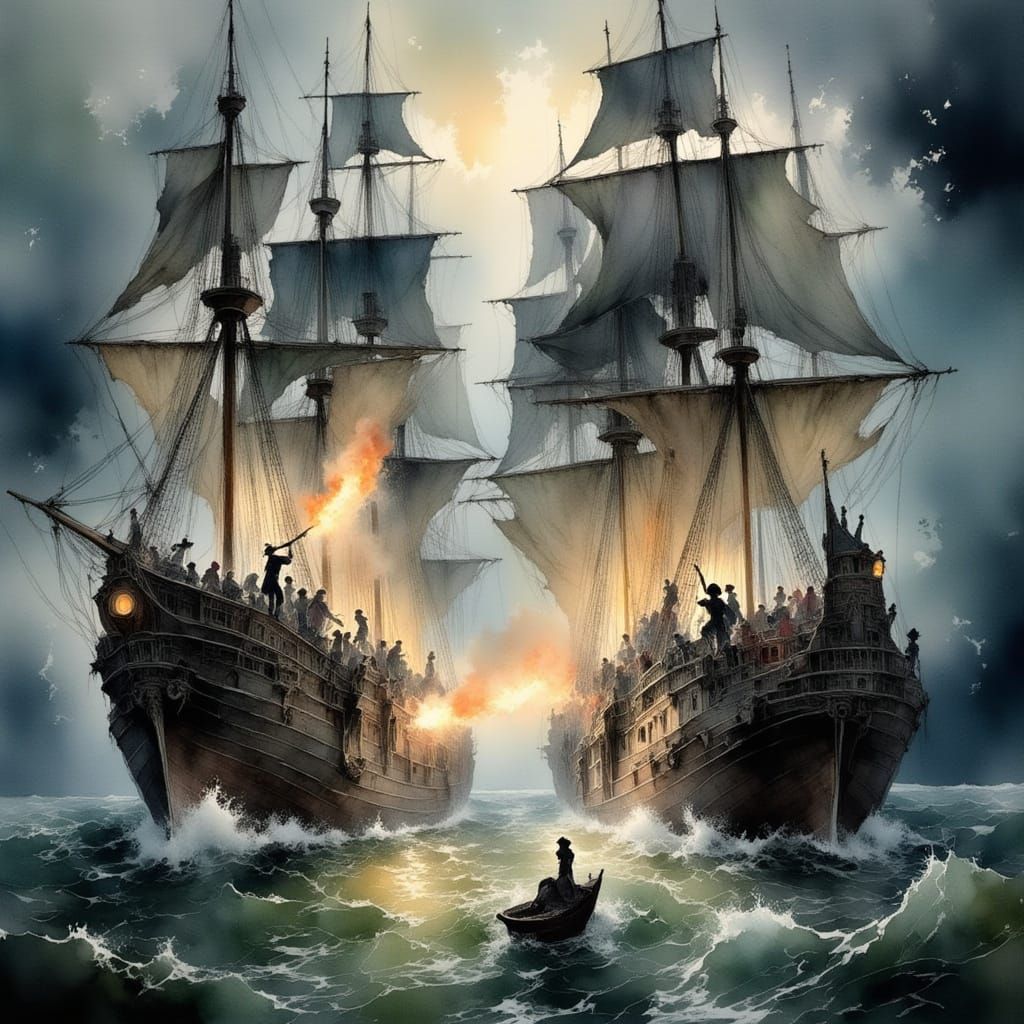 מפגש בין שתי ספינות