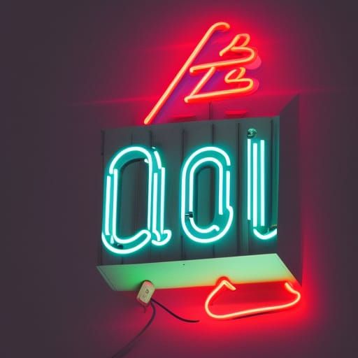 Neon Sign - AI Generated Artwork - NightCafe Creator