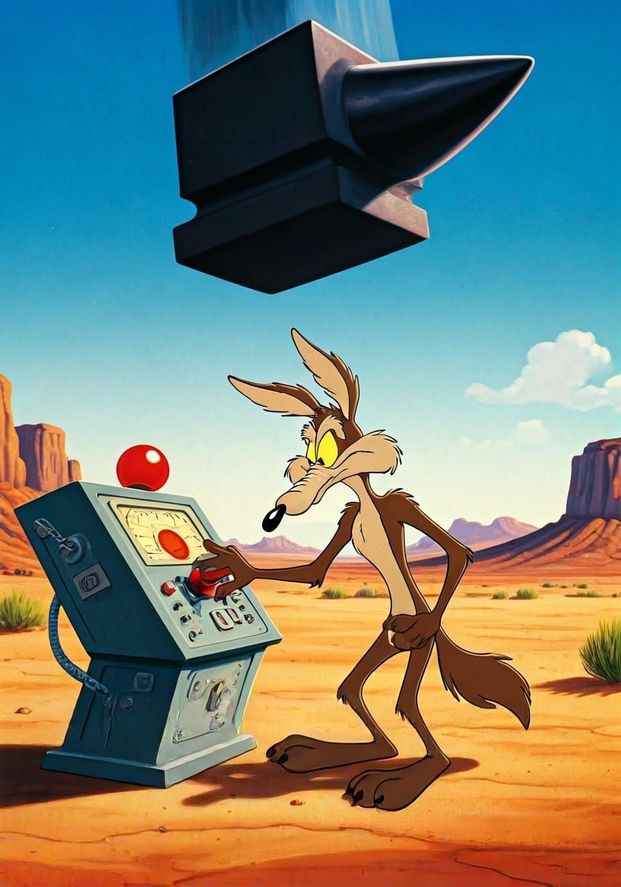 “I pressed the red button but nothing is happening…?”  by @Ren