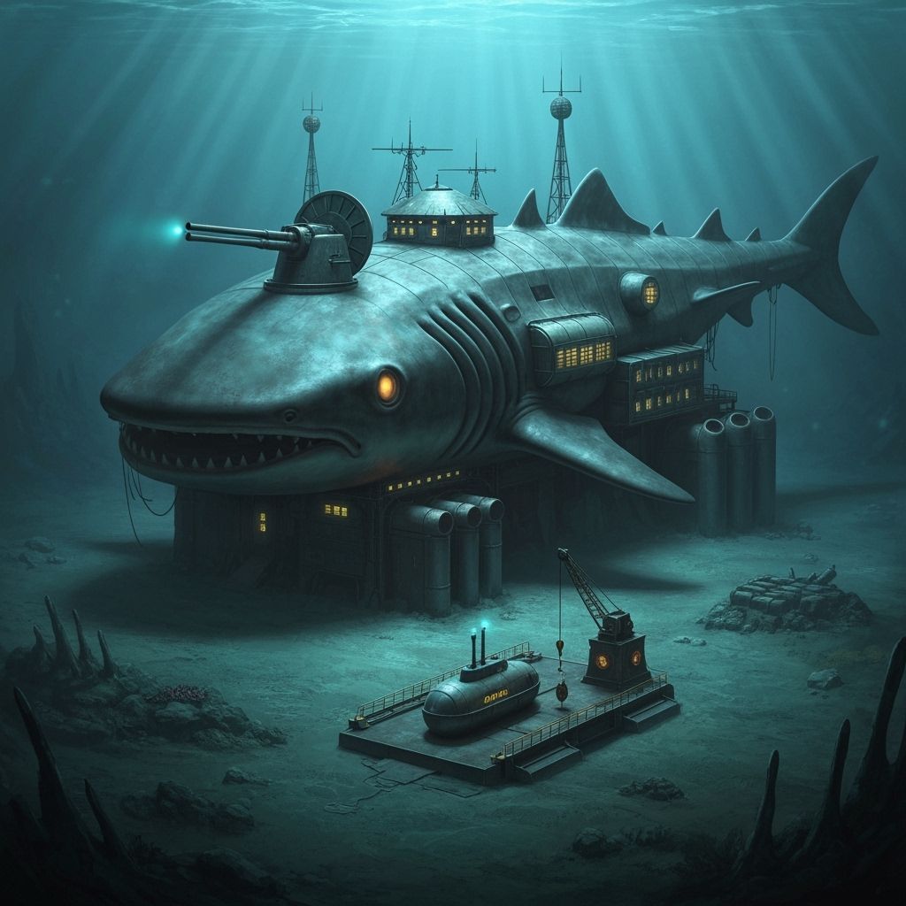 Prof. Carcharhinus' summerhouse.  by @Mumilen