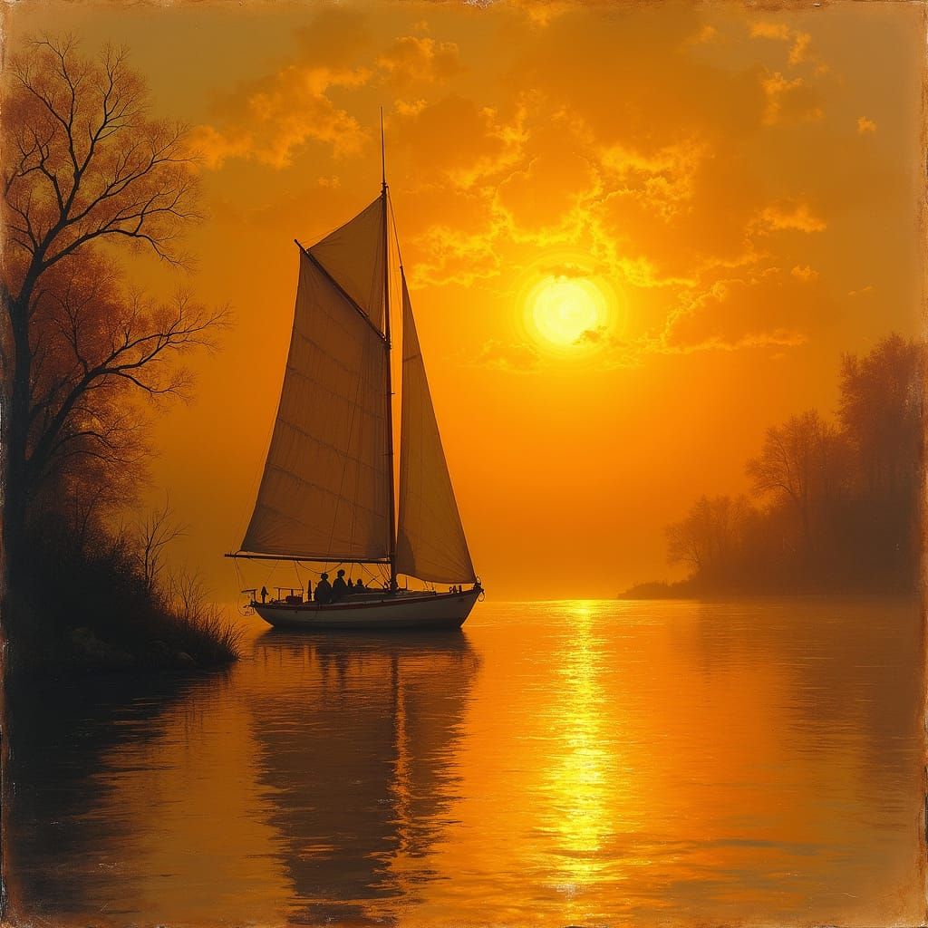 SAILING AT THE SUNRISE