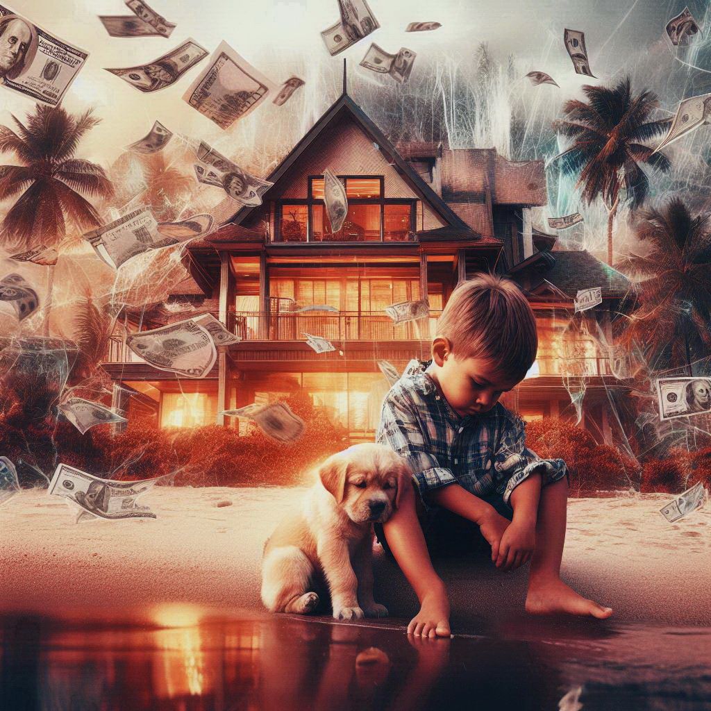 The wealth is of the heart & mind,not the pocket