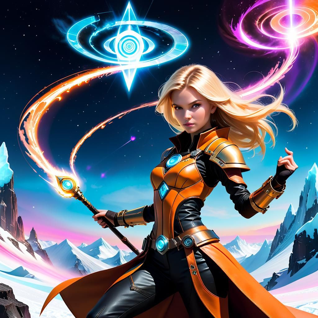 Fire & Ice Sorceress! 🔥❄️🤍