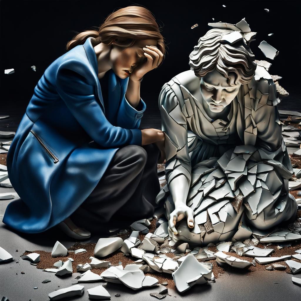 I can not keep putting you back together.  by @Niki