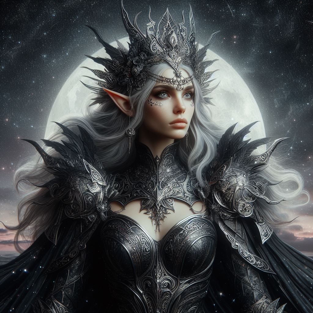 Dark elf Queen - AI Generated Artwork - NightCafe Creator