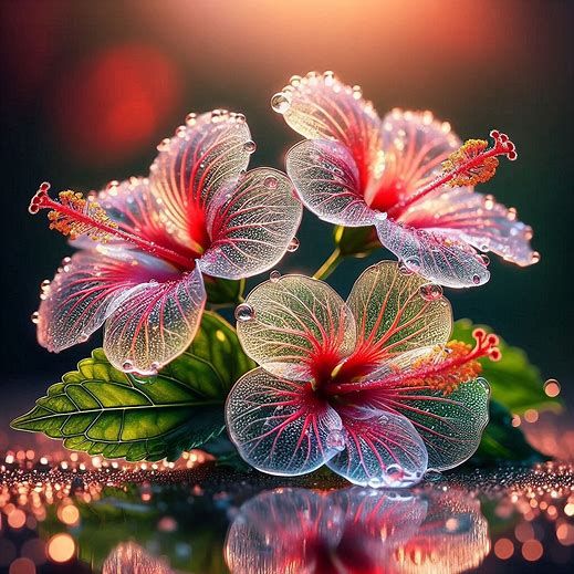 Beautiful Hibiscus flowers