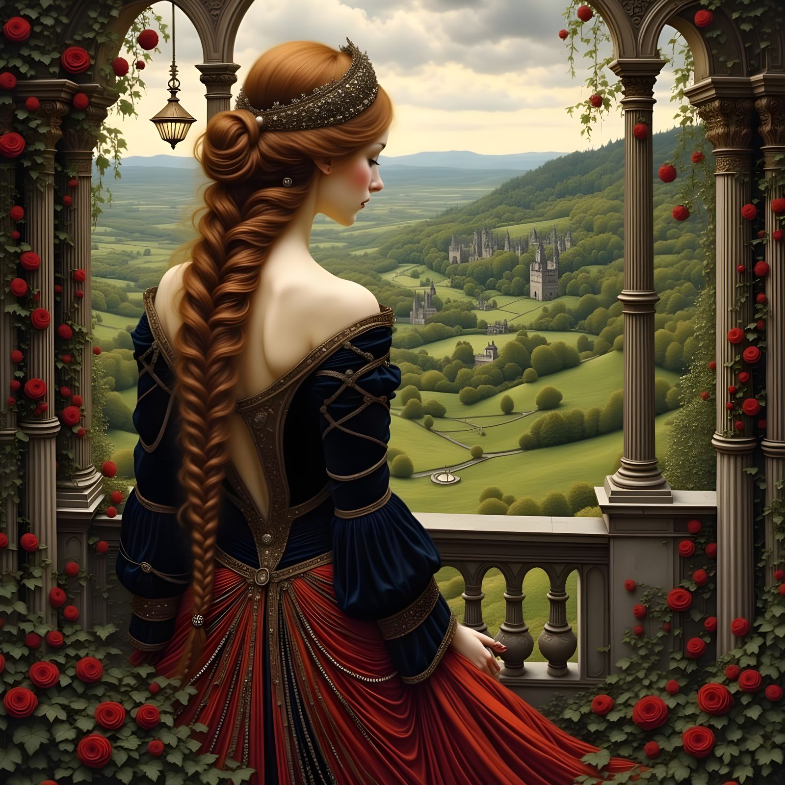 Romantic Renaissance Portrait