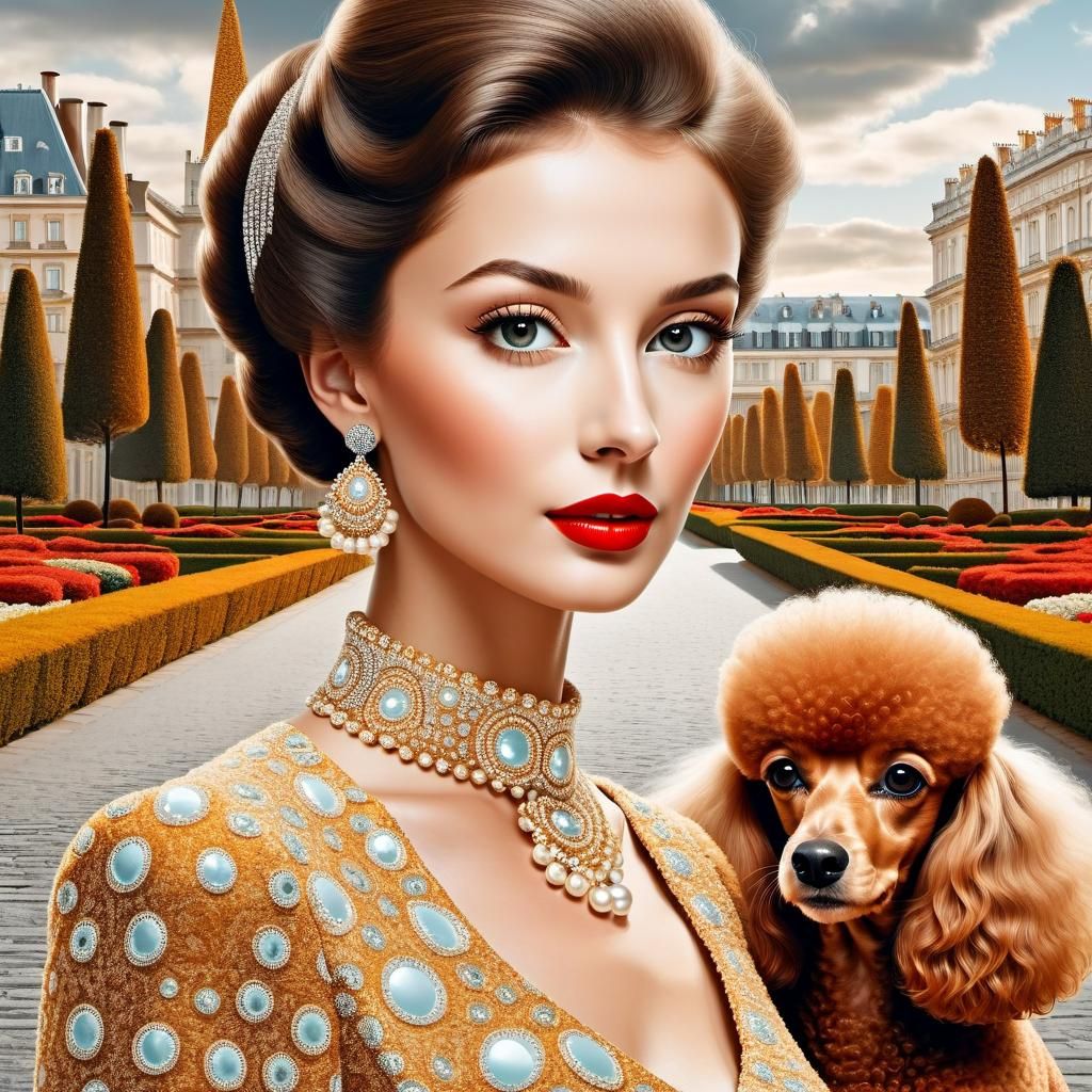 Lady and Poodle