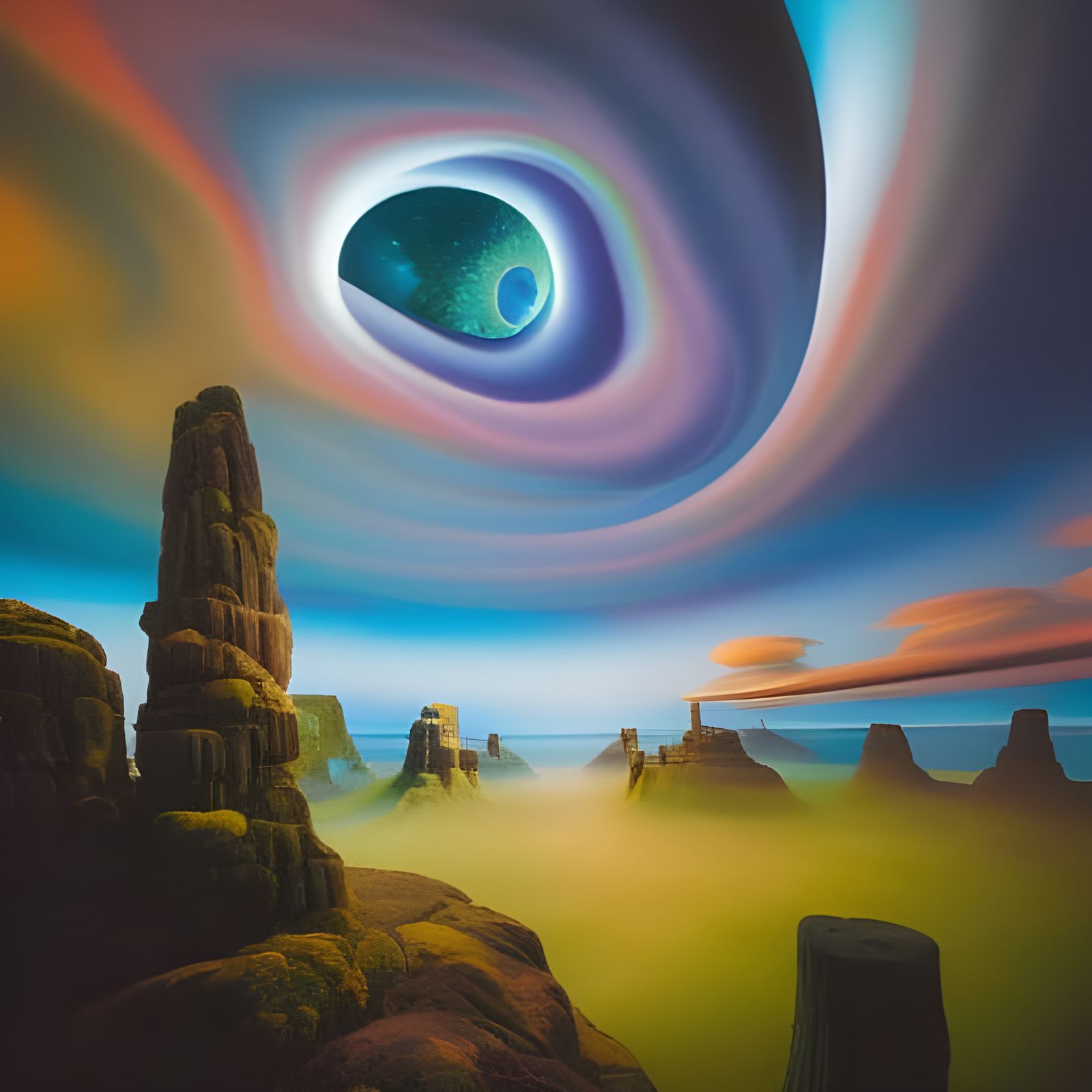 Imagine floating scapes