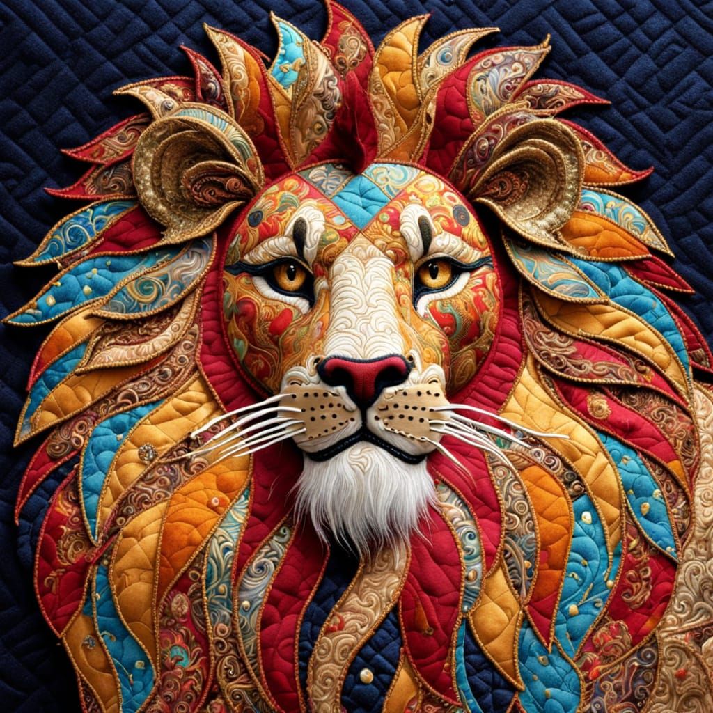 Majestic Quilted Mane!  by @Geetha