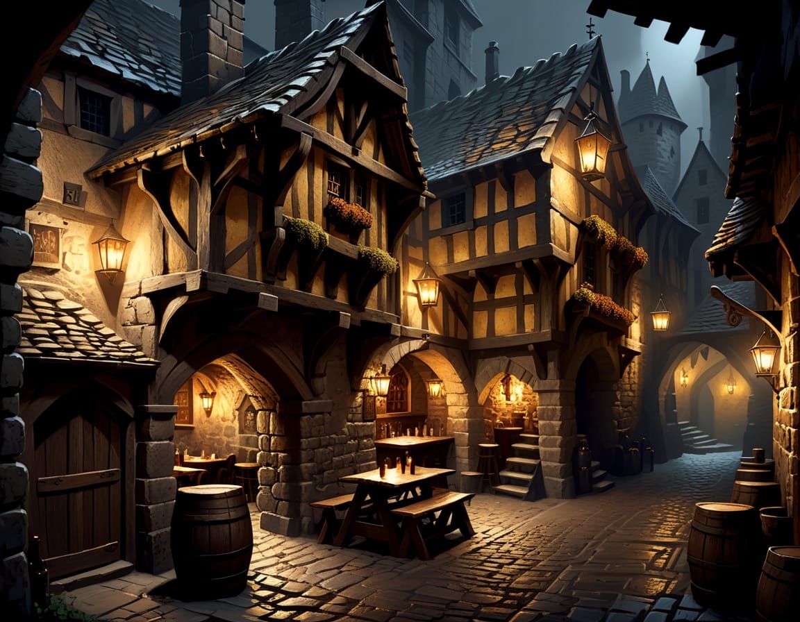 Old English tavern