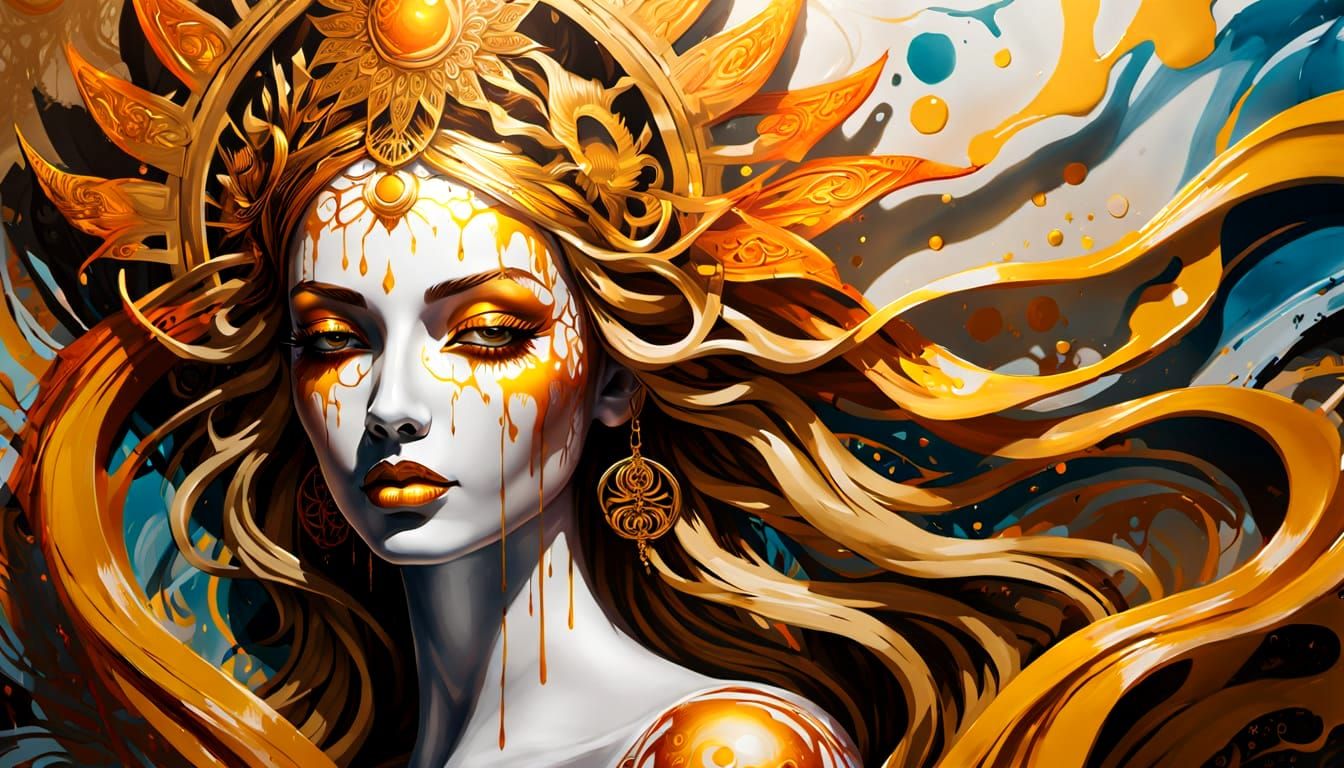 Sunny Honey Porcelain Portrait   by @Sonny NOX