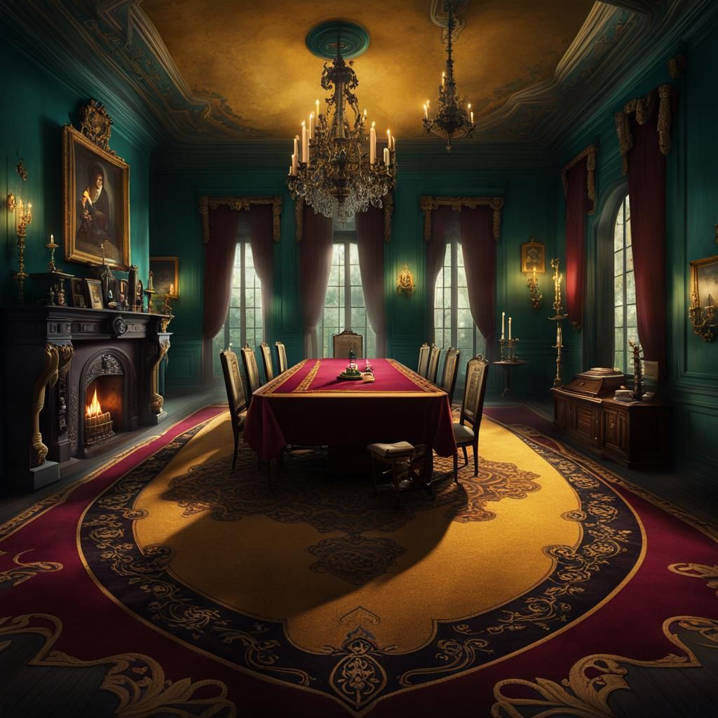 The haunted dining room
