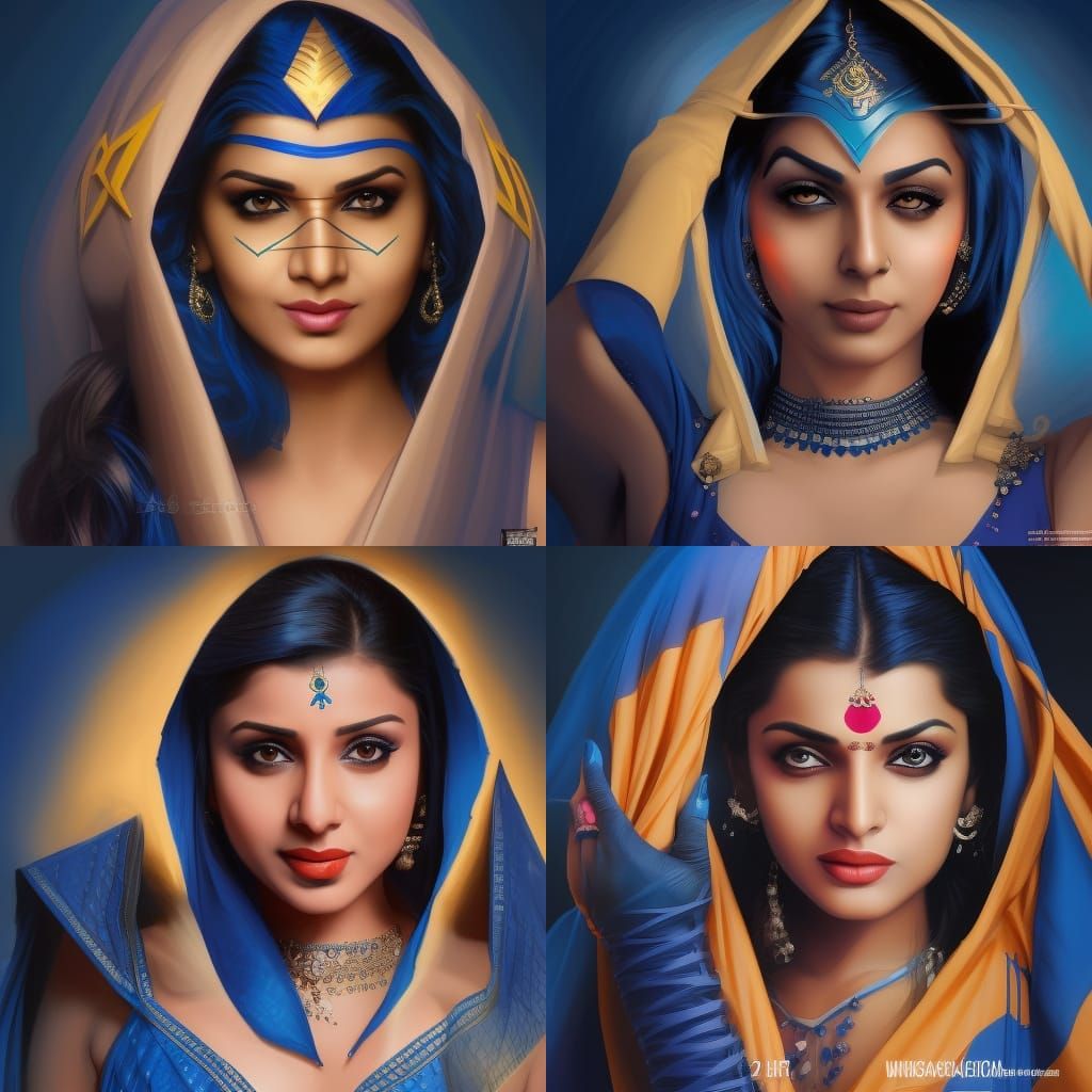 Indian actress Deepshika Nagpal is female Blue Arrow, DC Comics, blue ...