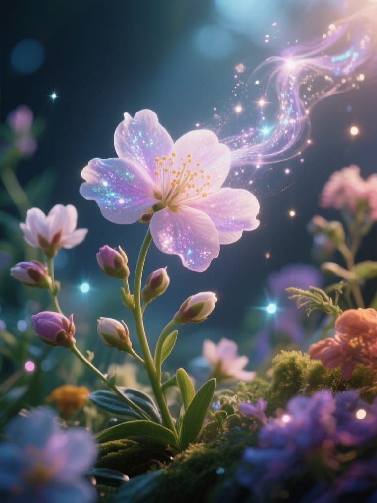 Magical Botanical Flora: (Qwen)