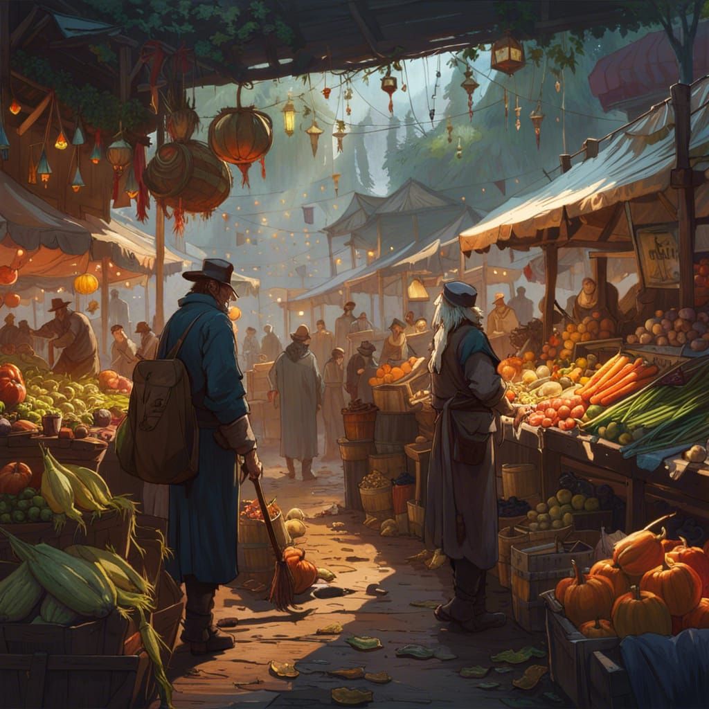 mythical and legendary farmer's market.  by @Dancing_hippopotamus
